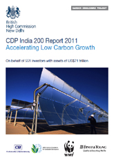 CDP India 200 Report 2011: Accelerating Low Carbon Growth